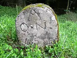Grenzstein, Westseite: ON Oranien-Nassau