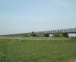 Griethausener Eisenbahnbrücke, älteste noch erhaltene Eisenbahnbrücke im deutschen Rheinabschnitt