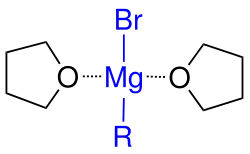 Grignard-Verbindung in Lösungsmittel (Tetrahydrofuran)