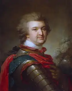 Giovanni Battista Lampi: Potjomkin, 1791 (posthum), Petersburg.