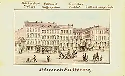 Das Triersche Institut im Grimmaischen Steinweg