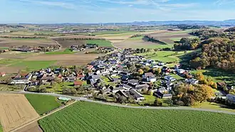 Westansicht von Groß-Schollach