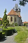 Ansicht aus Nordost (Friedhof)