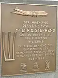 Gedenktafel für 1949 abgestürzten US-Piloten