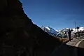 Südlichster Blick auf den Fuscherkarkopf von der Salzburger Seite aus, am Fuschertörl