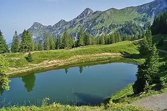Gross Fläsch mit Blick nach Nordost