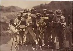 Australische Goldgräber, um 1858