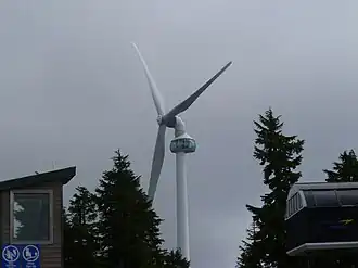 Das „Auge des Windes“ mit der Aussichtsplattform