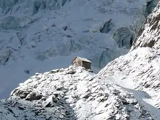Grünhornhütte, die erste SAC-Hütte von 1863