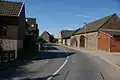 Ortsdurchfahrt Hausingen in Richtung Mehlbruch