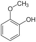 Strukturformel von Guajacol