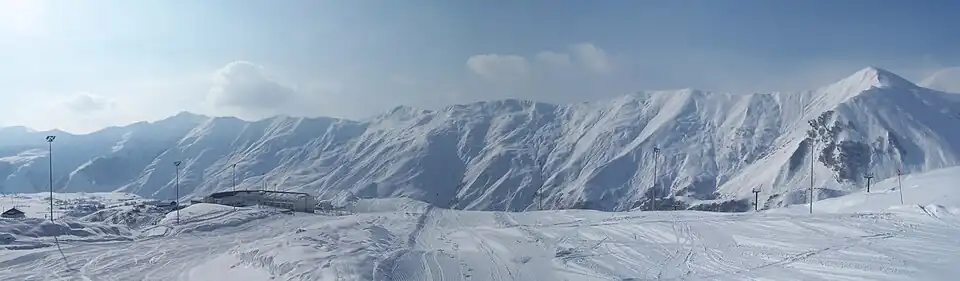 Skigebiet bei Gudauri