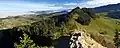 Das Ostpanorama des Guggershorns mit dem Schwendelberg.