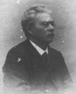 Fotografie, die Guillaume Berggren ca. 1888 zeigt