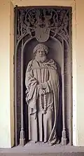 Epitaph für Johann Adelmann von Adelmannsfelden im Torhaus des Schlosses