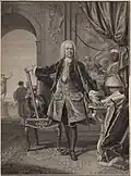 Stich von Pieter Tanjé (1745)