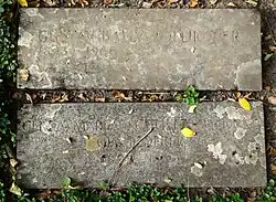 Gustav Bally-Zollikofer (1898–1966) Psychiater, Psychoanalytiker. (Erste Ehefrau) Gerda Maria Schulz-Hincke, geborene Lederer (1898–1994) Grab, Friedhof Rehalp, Zürich