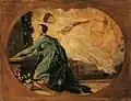 Klimt: Entwurf für die Allegorie der Musik (1885)