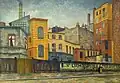Gustav Wunderwald: An der Travermünder Straße (1927), Öl auf Leinwand, 61 × 85 cm, Berlinische Galerie
