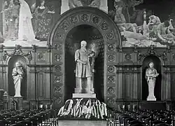 Gutenbergdenkmal im Deutschen Buchgewerbehaus in Leipzig, 1900