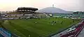 Das Stadion von der Gegentribüne aus