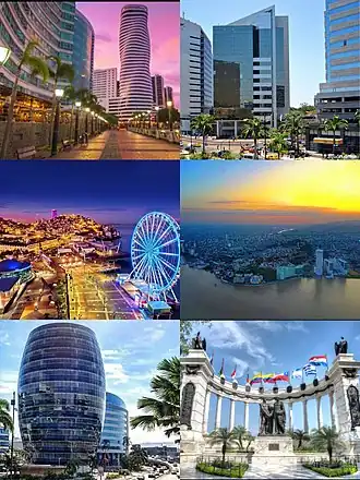 Blick auf Guayaquil