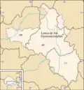 Lage von Lunca de Jos im Szeklerland