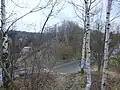 Hänge der Eisenbahnbrücke Straße des Friedens in Reichenbach (2020)