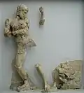 Herakles überwältigt den Kerberos