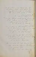 Manuskript Homburg.H,15–18, Strophe 6 (und Beginn der Ode Die Liebe)