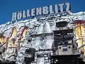 Überdachte Achterbahn 'Höllenblitz' 2010
