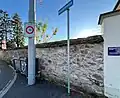 Bruchsteinmauer an der Bäulistrasse aus dem 18. Jahrhundert
