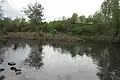 Mühlenteich, heute Rückhaltebecken