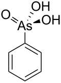 Strukturformel von Phenylarsonsäure