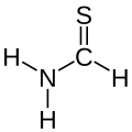 Strukturformel von Thioformamid