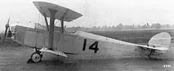 Cygnet mit der Startnummer 14, wie sie beim Flugwettbewerb 1924 in Lympne eingesetzt wurde