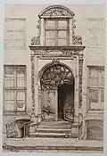 Johann Theobald Riefesell: Portal des Hauses Cremon 27 (zwischen 1882 und 1894)