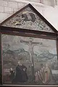 Denkgemälde des Hans Bartels, früher neben der Bartelskapelle, heute an der Westwand