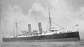 Schwesterschiff Hermione nach ihrer Fertigstellung