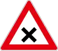 A02: Kreuzung oder Einmündung mit Vorfahrt von rechts