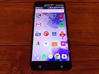 Vorderseite des HTC U Ultra