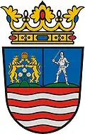 Wappen des Komitat Győr-Moson-Sopron
