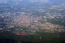 Luftbild von Haarlem