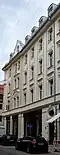 Hackenstraße 4, Neubarockbau mit Zwerchhäusern,