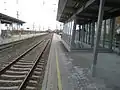 Bahnhof Hadersdorf am Kamp, hier zweigt die Kamptalbahn ab