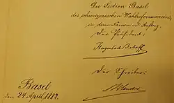 Unterschrift
