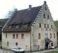 Ansicht der Rückseite des Haupthauses
