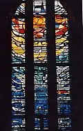 Altarfenster im Hauptschiff der Kirche am Hohenzollernplatz