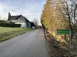 Nördl. Ortseinfahrt aus Richtung Eich