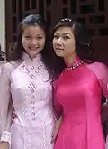 Bestickter Áo dài